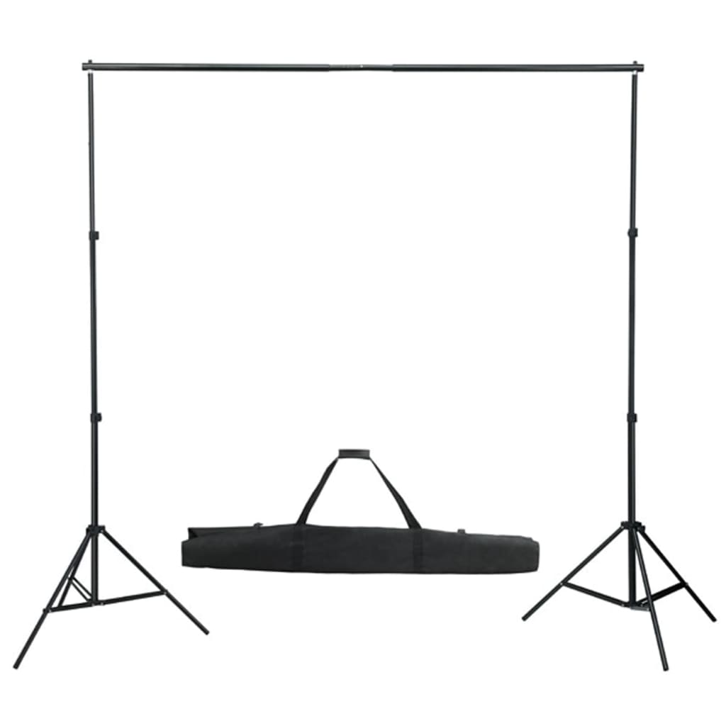 VidaXL Fotostudioset met verlichtingsset en achtergrond