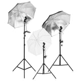 Vidaxl fotostudioset met verlichtingsset en achtergrond