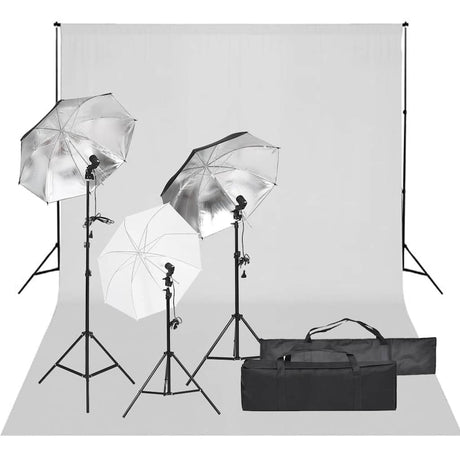 Vidaxl fotostudioset met verlichtingsset en achtergrond