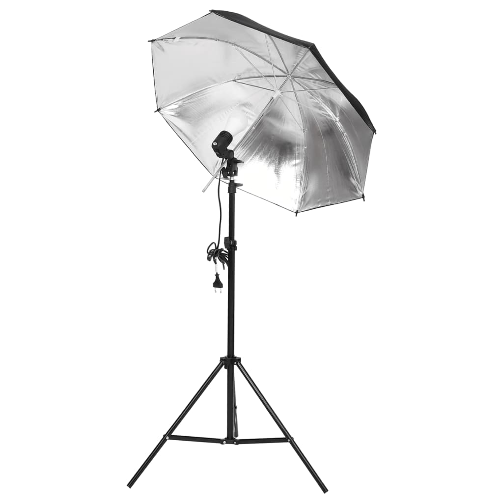 VidaXL Fotostudioset met verlichtingsset en achtergrond