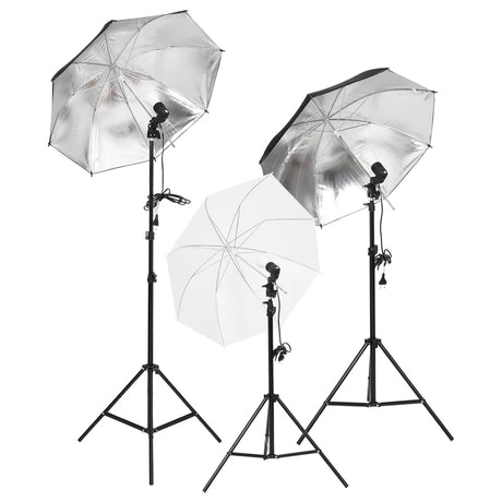 VidaXL Fotostudioset met verlichtingsset, achtergrond en reflector