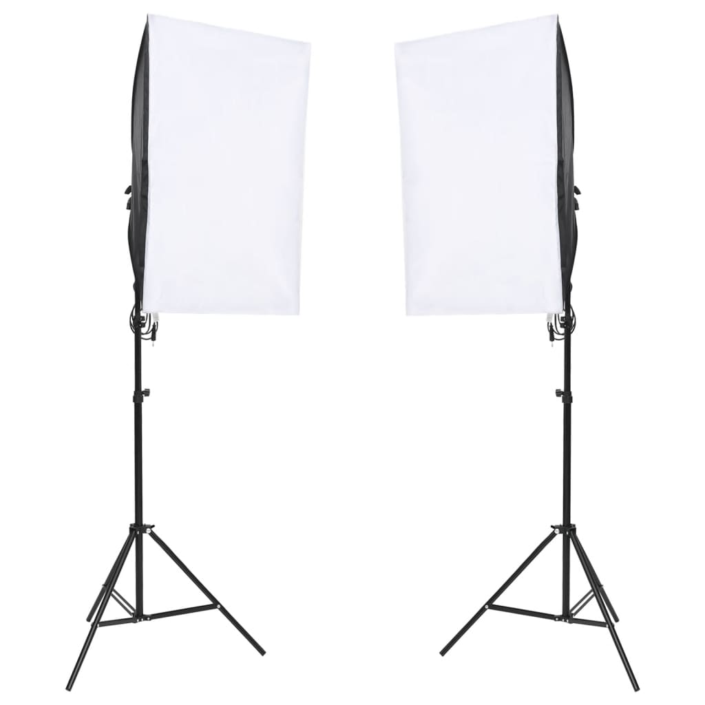 VidaXL Fotostudioset met verlichtingsset en achtergrond