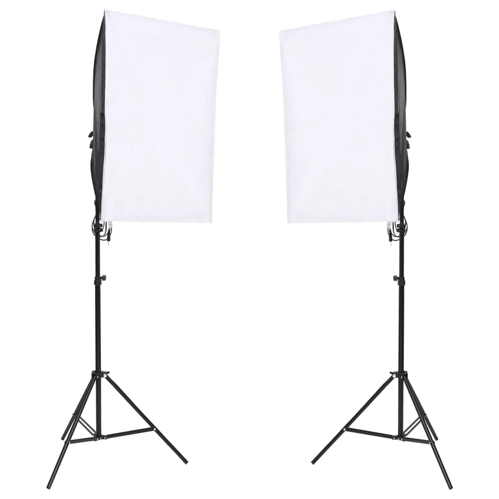 VidaXL Fotostudioset met verlichtingsset en achtergrond