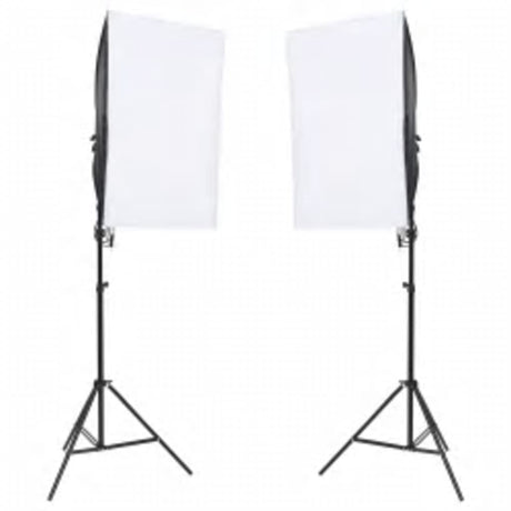 VidaXL Fotostudioset met verlichtingsset en achtergrond