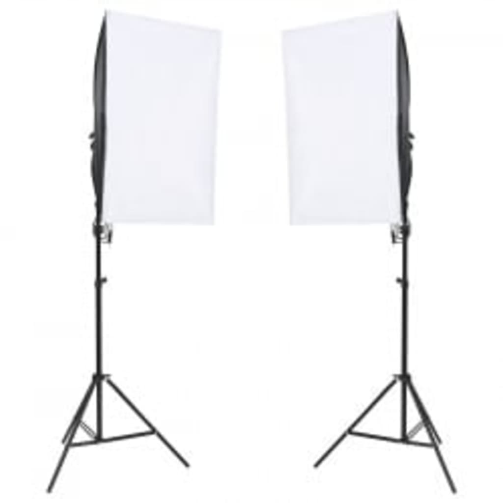 VidaXL Fotostudioset met verlichtingsset en achtergrond