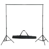 Vidaxl fotostudioset met verlichtingsset, achtergrond en reflector