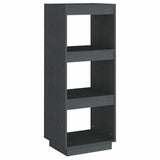Vidaxl boekenkast kamerscherm 40x35x103 cm massief grenenhout grijs