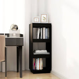 Vidaxl boekenkast kamerscherm 40x35x103 cm massief grenenhout zwart