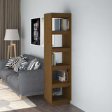 Vidaxl boekenkast kamerscherm 40x35x167 cm grenenhout honingbruin