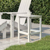 Vidaxl tuintafel adirondack 38x38x46 cm hdpe wit