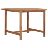 Vidaxl tuintafel 110x110x75 cm massief teakhout