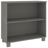 Vidaxl dressoir hamar 85x35x80 cm massief grenenhout lichtgrijs