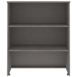 Vidaxl opzetkast hamar 85x35x100 cm massief grenenhout lichtgrijs