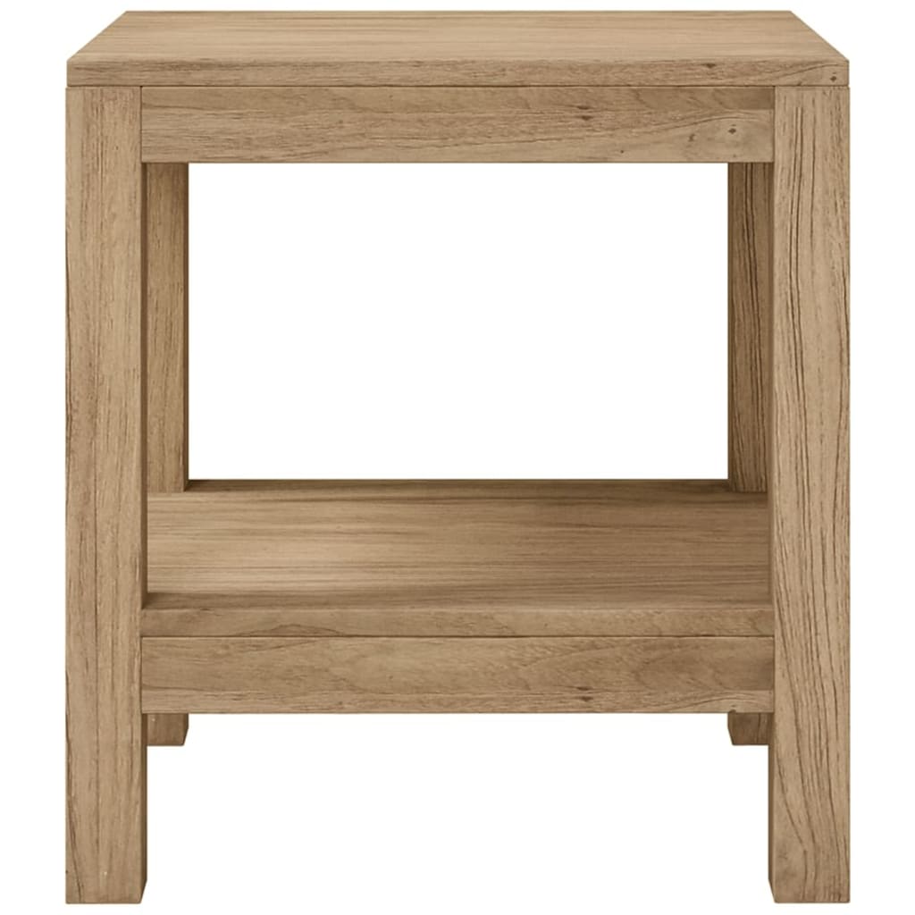 Vidaxl badkamertafel 45x35x45 cm massief teakhout