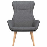 Vidaxl relaxstoel stof donkergrijs
