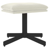 Vidaxl voetenbank 60x60x36 cm fluweel crèmewit