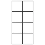 Vidaxl schuifdeur 102,5x205 cm esg-glas en aluminium zwart