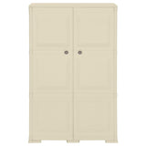 Vidaxl opbergkast hout-look 79x43x125 cm kunststof angorawit