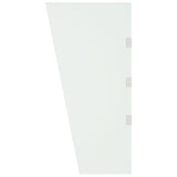 VidaXL Zijpaneel voor deurluifel 50x100 cm gehard glas transparant