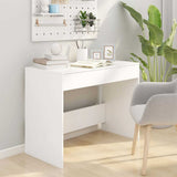 Vidaxl bureau 101x50x76,5 cm bewerkt hout wit