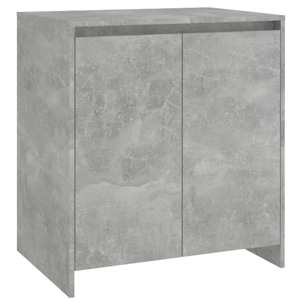 Vidaxl dressoir 70x41x75 cm bewerkt hout betongrijs