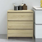 Vidaxl dressoir 70x41x75 cm bewerkt hout sonoma eikenkleurig