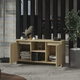 Vidaxl tv-meubel 102x37,5x52,5 cm bewerkt hout sonoma eikenkleurig
