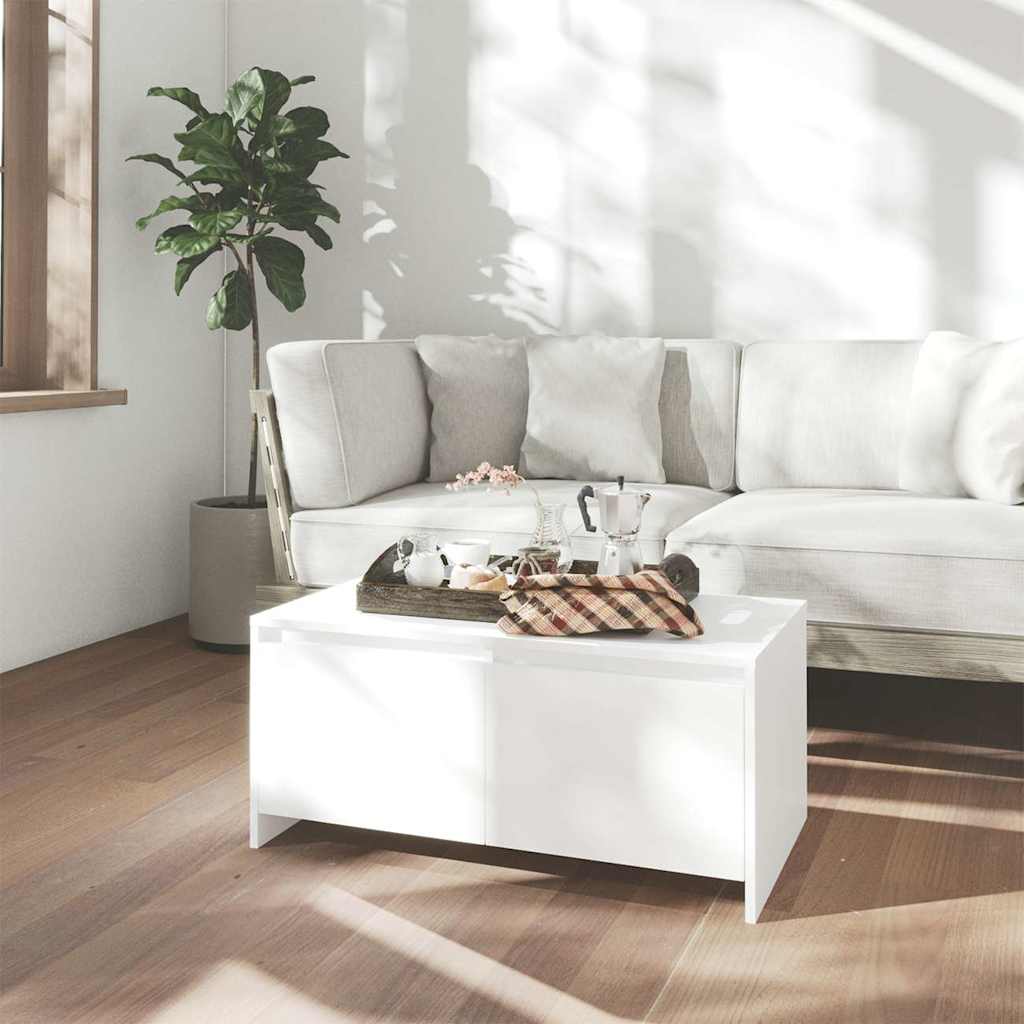 Vidaxl salontafel 90x50x41,5 cm bewerkt hout wit
