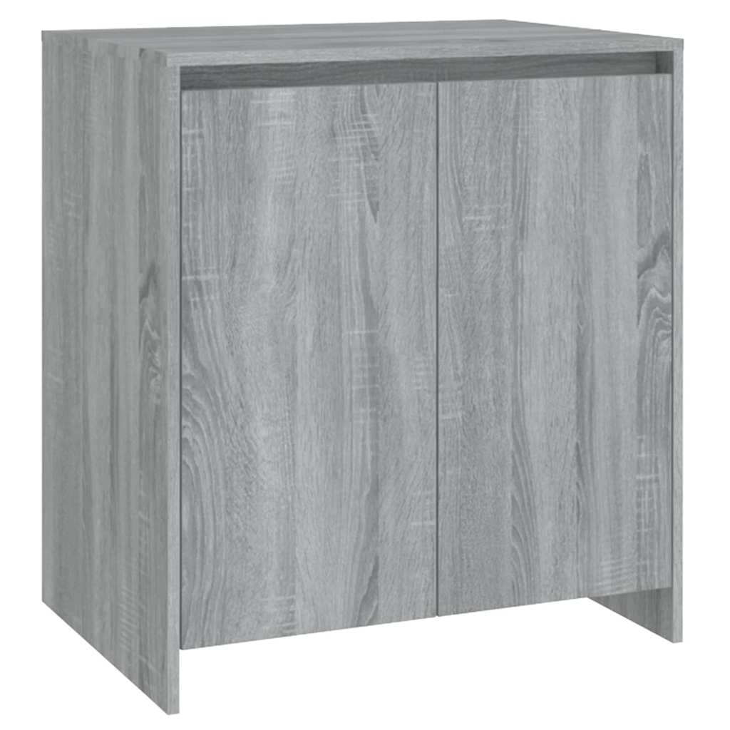 Vidaxl dressoir 70x41x75 cm bewerkt hout grijs sonoma eikenkleurig