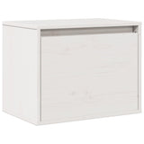 Vidaxl wandkast 45x30x35 cm massief grenenhout wit