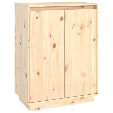 Vidaxl schoenenkast 60x35x80 cm massief grenenhout