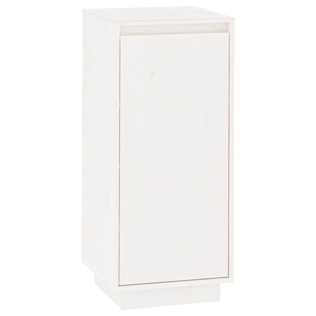 Vidaxl schoenenkast 35x35x80 cm massief grenenhout wit
