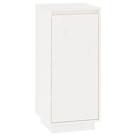 Vidaxl schoenenkast 35x35x80 cm massief grenenhout wit