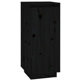 Vidaxl schoenenkast 35x35x80 cm massief grenenhout zwart