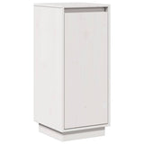 Vidaxl dressoir 31,5x34x75 cm massief grenenhout wit