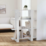 Vidaxl boekenkast kamerscherm 100x30x123,5 cm wit