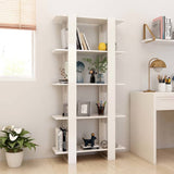 Vidaxl boekenkast kamerscherm 80x30x160 cm hoogglans wit
