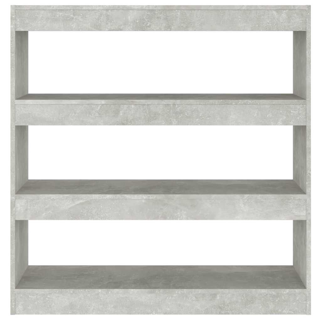 Vidaxl boekenkast kamerscherm 100x30x103 cm betongrijs