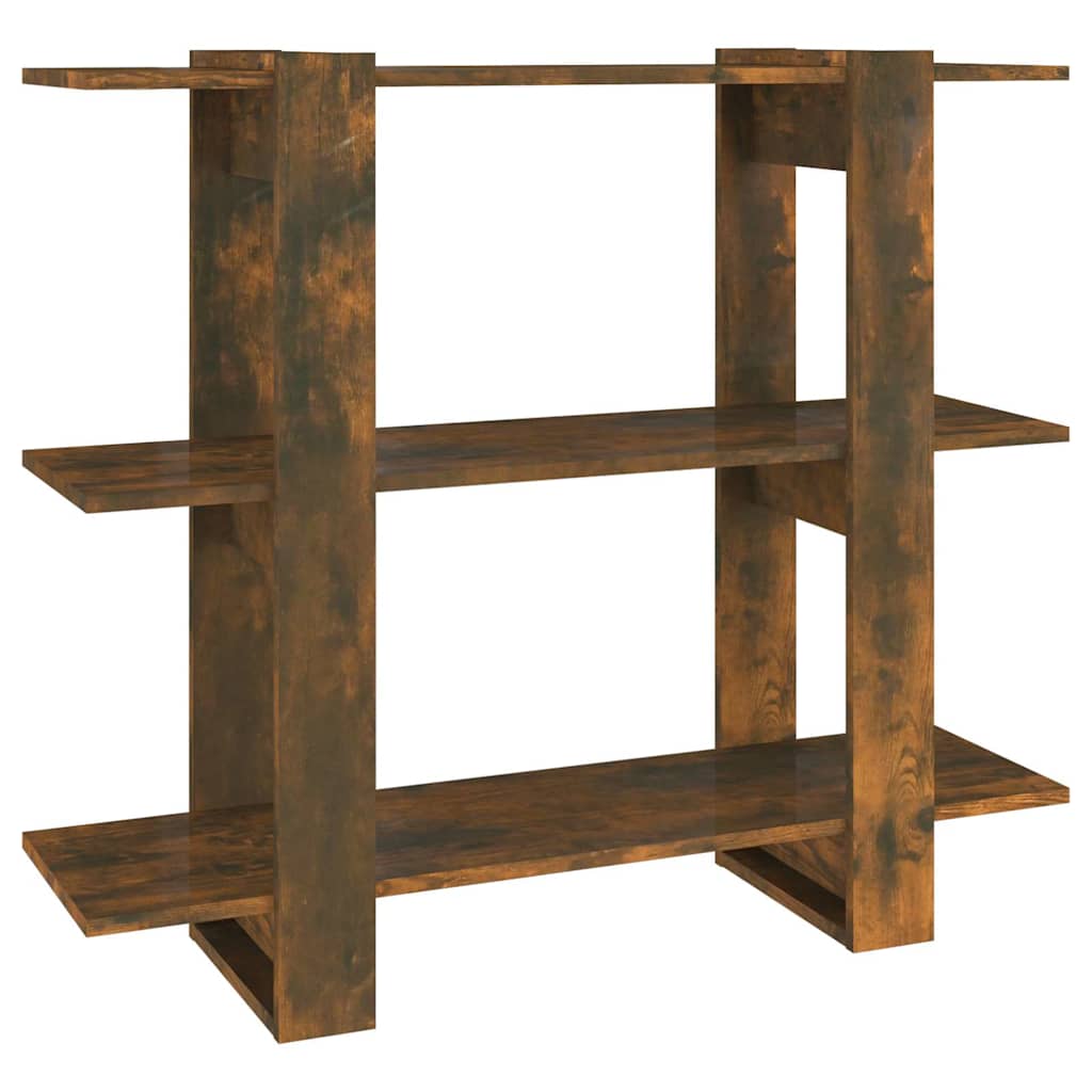 Vidaxl boekenkast kamerscherm 100x30x87 cm gerookt eikenkleurig