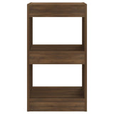 Vidaxl boekenkast kamerscherm 40x30x72 cm bruin eikenkleur
