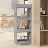 Vidaxl boekenkast kamerscherm 40x30x103 cm bewerkt hout grijs sonoma