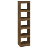 Vidaxl boekenkast kamerscherm 40x30x166 cm bruin eikenkleur