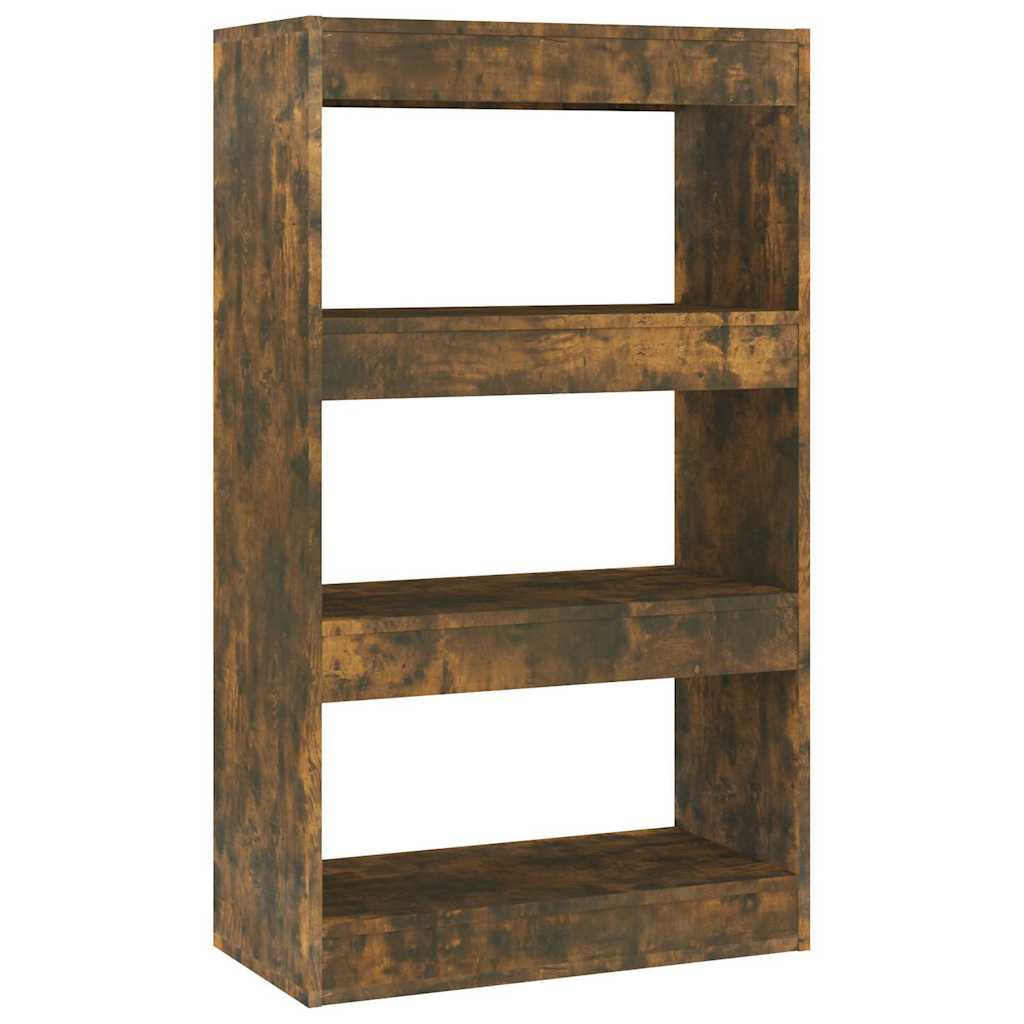 Vidaxl boekenkast kamerscherm 60x30x103 cm bewerkt hout gerookt eiken