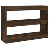 Vidaxl boekenkast kamerscherm 100x30x72 cm gerookt eikenkleur
