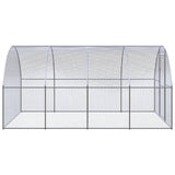 VidaXL Kippenren 3x4x2 m gegalvaniseerd staal
