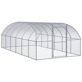 VidaXL Kippenren 3x6x2 m gegalvaniseerd staal