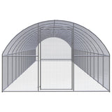 VidaXL Kippenren 3x16x2 m gegalvaniseerd staal
