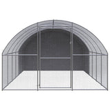 VidaXL Kippenren 3x6x2 m gegalvaniseerd staal