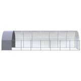 VidaXL Kippenren 3x8x2 m gegalvaniseerd staal