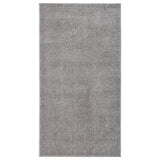Vidaxl vloerkleed kortpolig 80x150 cm grijs